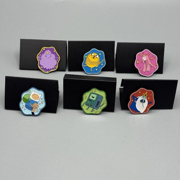 Adventure Time Blob Pins Complete Set Of 6 Blind Box Enamel Pin New Open Box - Picture 1 of 8